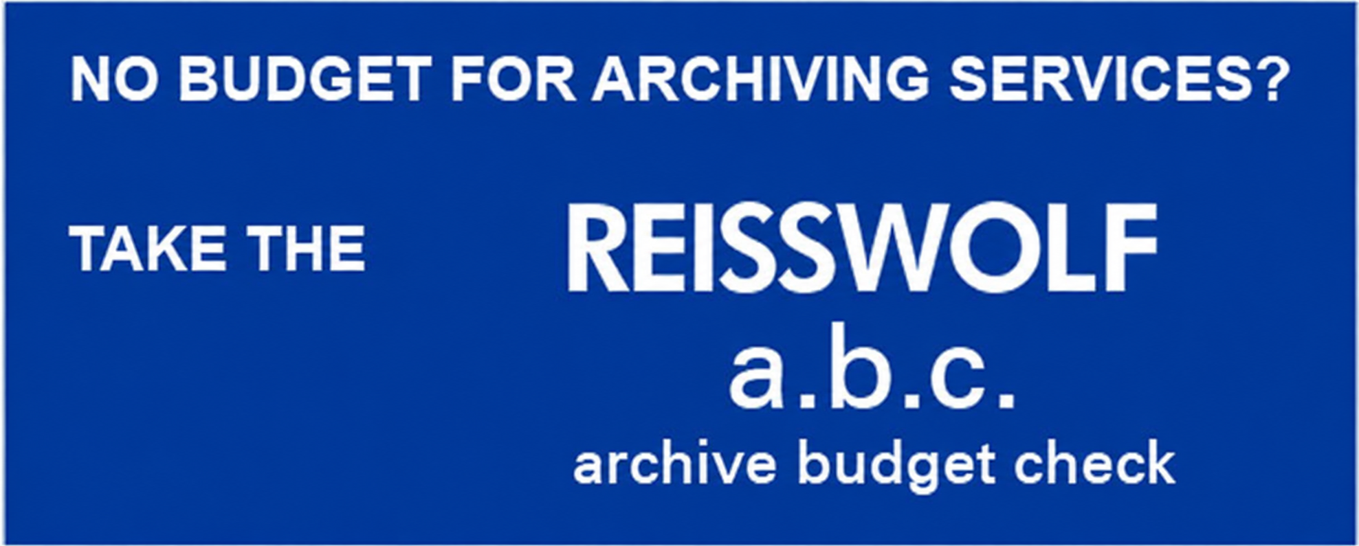 REISSWOLF A.B.C. check
